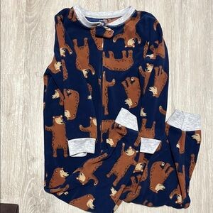 4/$20 Cozy Bear Print Kids Pajamas